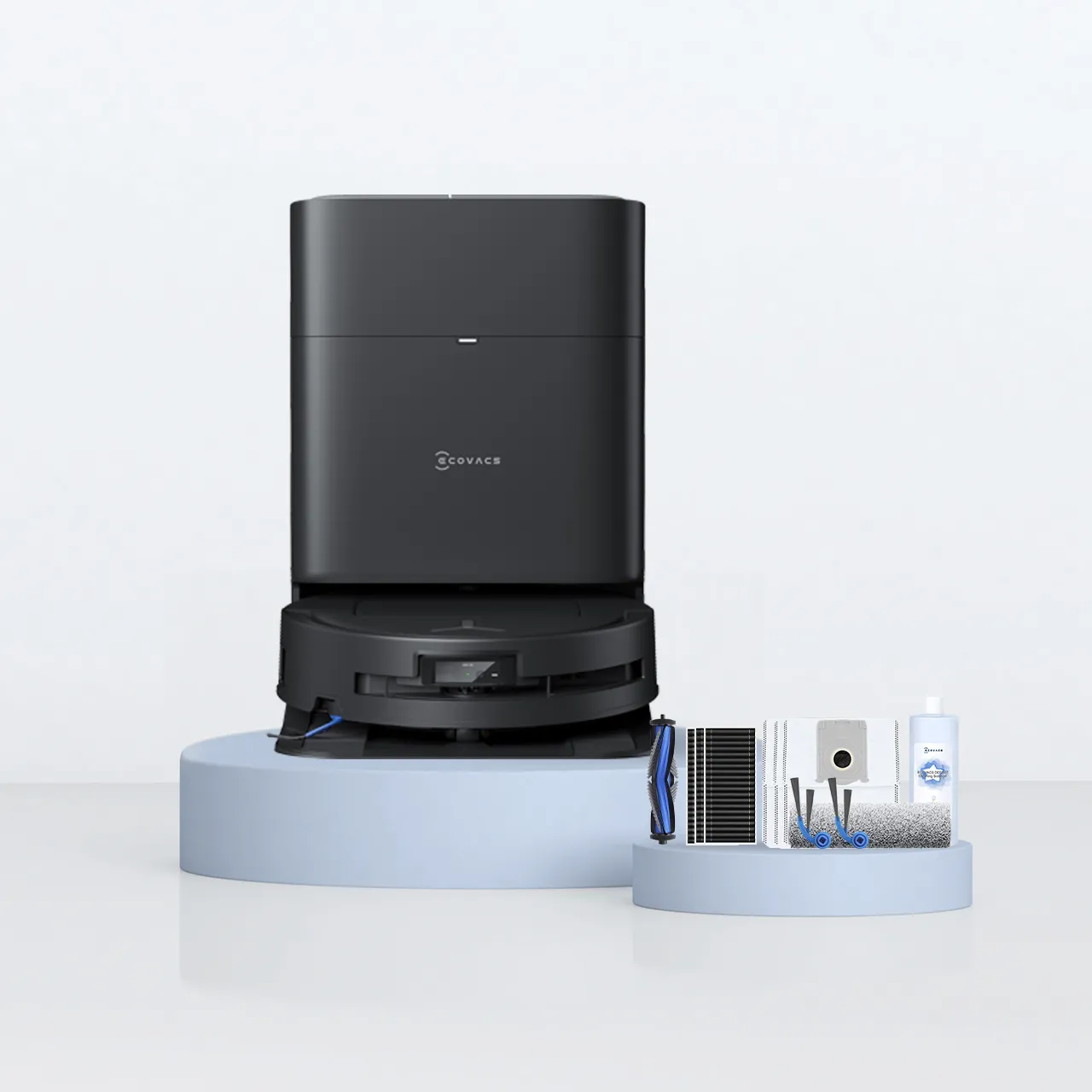DEEBOT T80 OMNI Automated Vacuum Cleaner (OZMO ROLLER Mopping,Carpet Care,18,000Pa Suction)