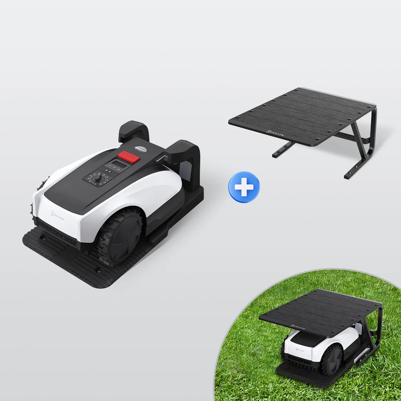 ECOVACS GOAT O1000 RTK Robotic Lawn Mower, 1/4 Acre (8,600 sq ft)  