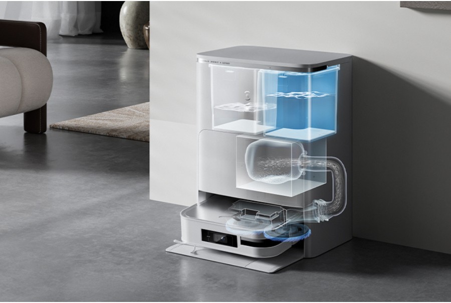 inside deebot x2 omni station